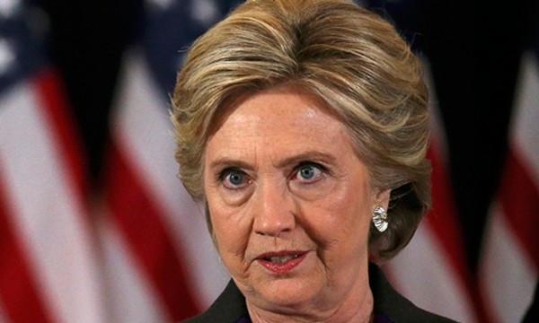 Hillary Clinton phát biểu tại khách sạnNew Yorker, Manhattan. Ảnh:Reuters