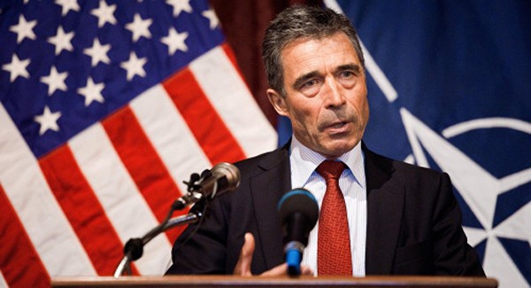 Cựu tổng thư ký NATO Anders Fogh Rasmussen. Ảnh: Flickr.