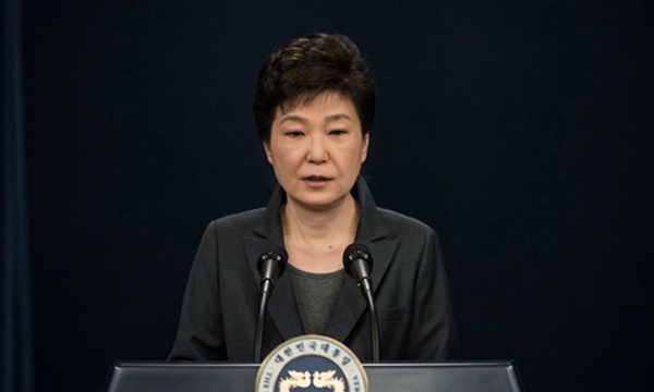 Tổng thống Hàn Quốc Park Geun-hye. Ảnh:Reuters.