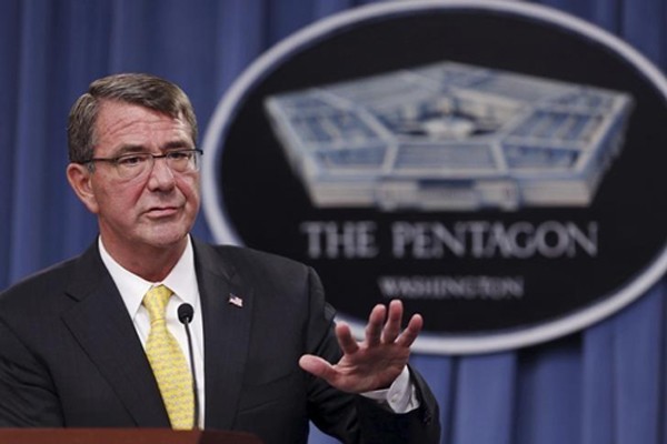 Bộ trưởng Quốc phòng Mỹ Ashton Carter. Ảnh: Reuters.