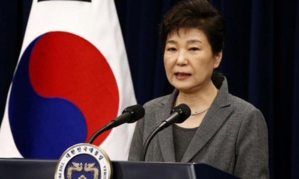 Tổng thống Hàn Quốc Park Geun-hye. Ảnh:Reuters.