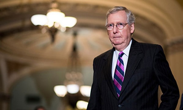 Lãnh đạo phe đa số tại Thượng viện Mỹ Mitch McConnell. Ảnh:Rollcall