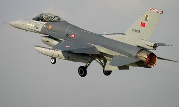 Một chiếc tiêm kích F-16 của Thổ Nhĩ Kỳ. Ảnh:Aviationist