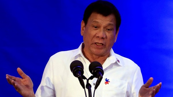 Tổng thống Philippines Rodrigo Duterte. Ảnh:Reuters