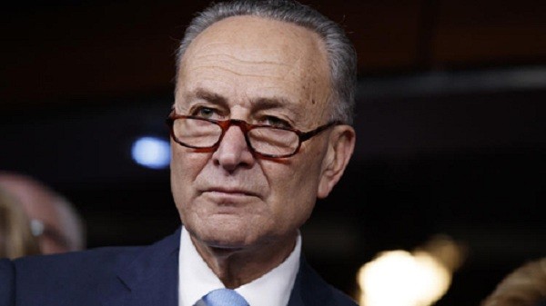 Ông Chuck Schumer, lãnh đạo phe thiểu số ở Thượng viện Mỹ. Ảnh:AP