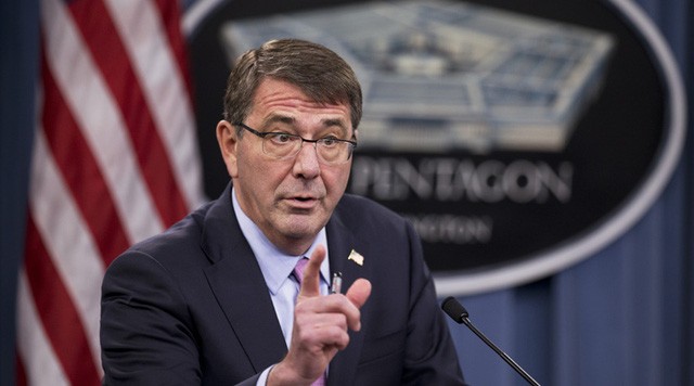 Bộ trưởng Quốc phòng Mỹ Ash Carter (Ảnh: Indian Express)