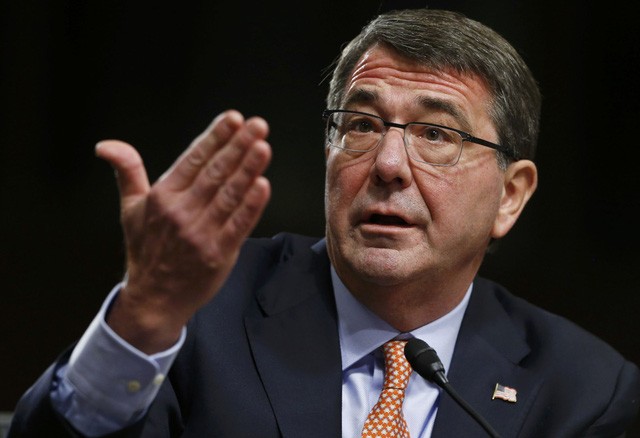 Bộ trưởng Quốc phòng Mỹ Ash Carter (Ảnh: Reuters)