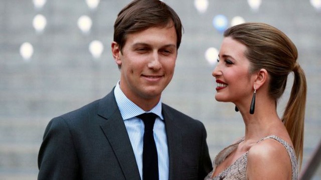 Jared Kushner, con rể Tổng thống đắc cử Mỹ Donnald Trump, và vợ là Ivanka Trump. (Ảnh: Reuters)