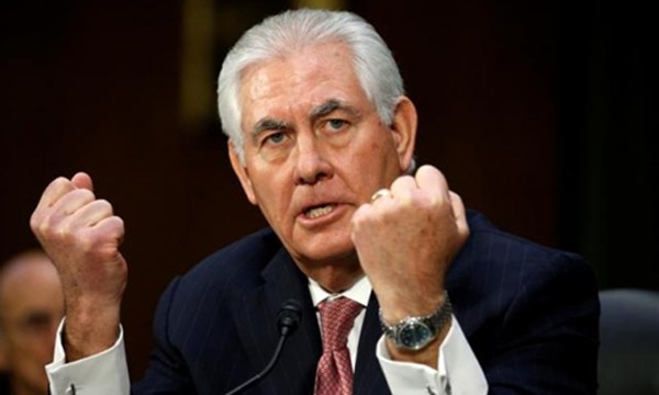 Ứng viên ngoại trưởng Mỹ Rex Tillerson. Ảnh:Reuters