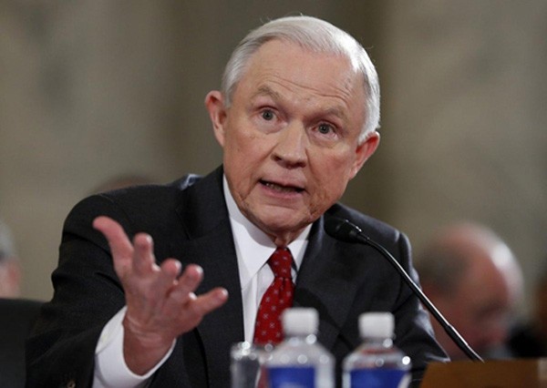 Bộ trưởng Tư pháp Jeff Sessions. Ảnh:AP