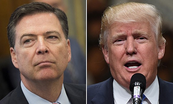 Giám đốc FBI James Comey, trái, yêu cầu bác cáo buộc của Tổng thống Donald Trump với ông Barack Obama. Ảnh:Politicalinsider