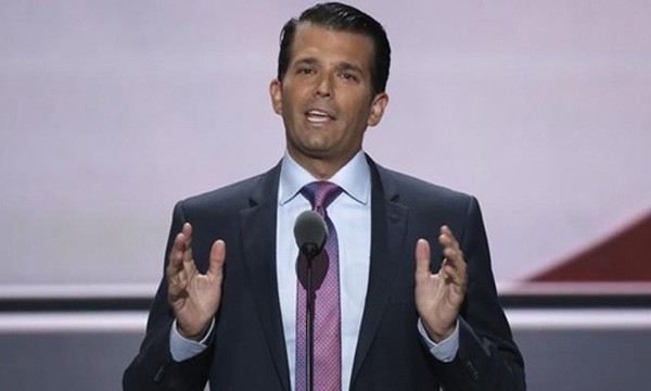 Donald Trump Jr., con trai Tổng thống Donald Trump. Ảnh:Reuters