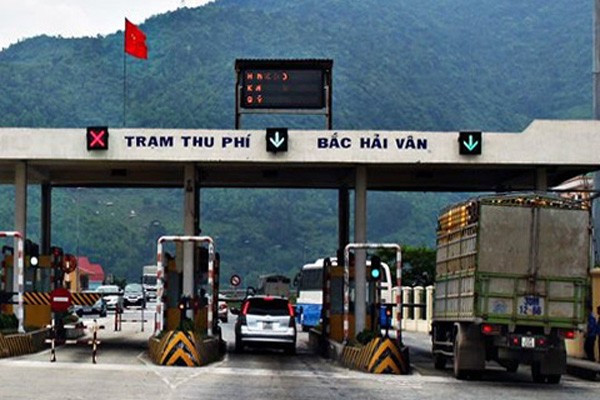 Trạm thu phí Bắc Hải Vân bị kiểm tra, giám sát đợt này. Ảnh: Thời báo Tài chính Việt Nam