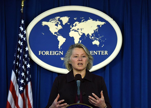 Trợ lý Ngoại trưởng Mỹ Susan Thornton (Ảnh: Xinhua)