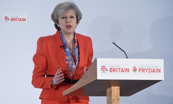 Thủ tướng Anh Theresa May. Ảnh:Reuters.