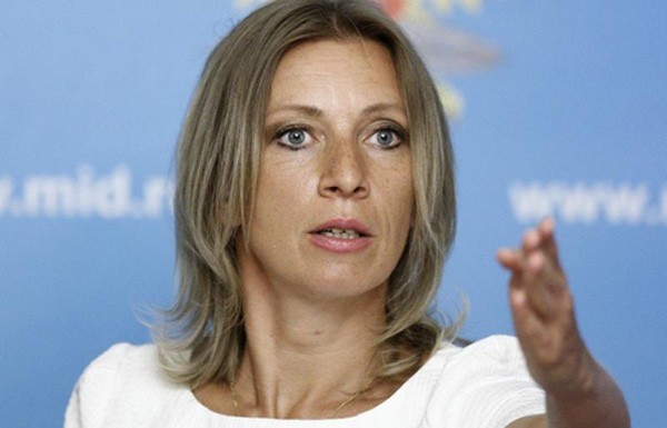 Maria Zakharova, phát ngôn viên Bộ Ngoại giao Nga. Ảnh:Tass