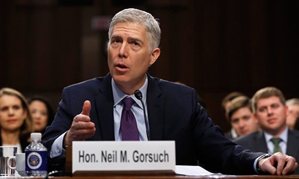 Ứng viên thẩm phán toà án tối cao Mỹ Neil Gorsuch. Ảnh:CNN