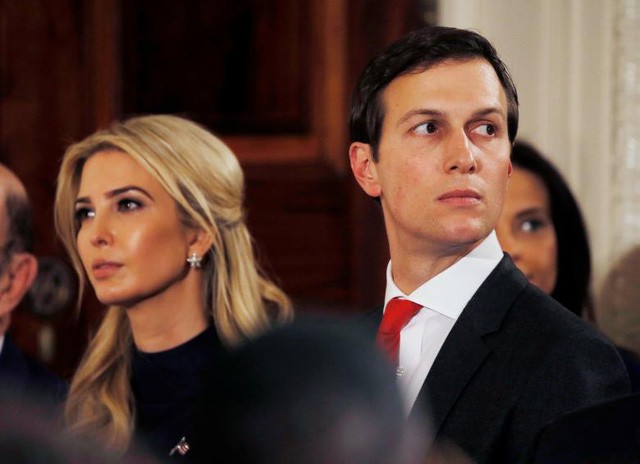 Con gái Tổng thống Donald Trump và con rể Jared Kushner (phải). (Ảnh: Reuters)