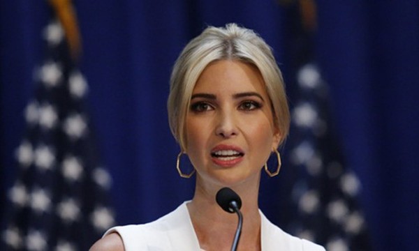 Ivanka Trump, con gái Tổng thống Mỹ Donald Trump. Ảnh:AFP