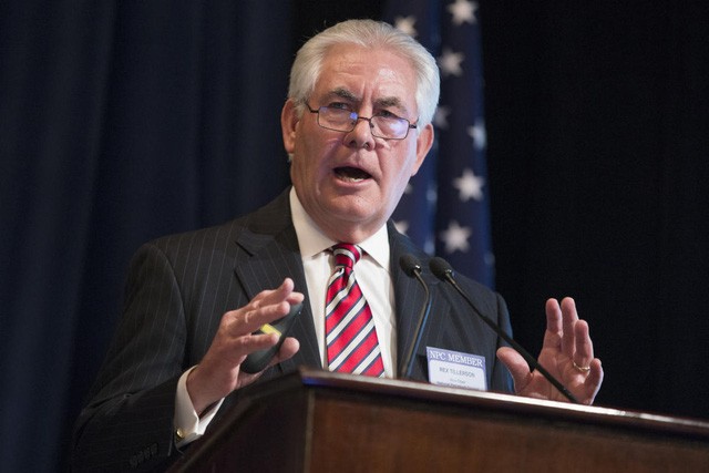 Ngoại trưởng Mỹ Rex Tillerson (Ảnh: Getty)