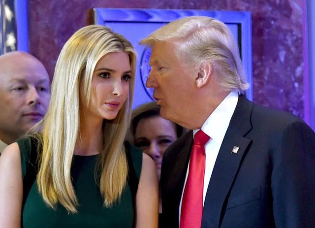 Tổng thống Donald Trump và con gái Ivanka (Ảnh: Getty)