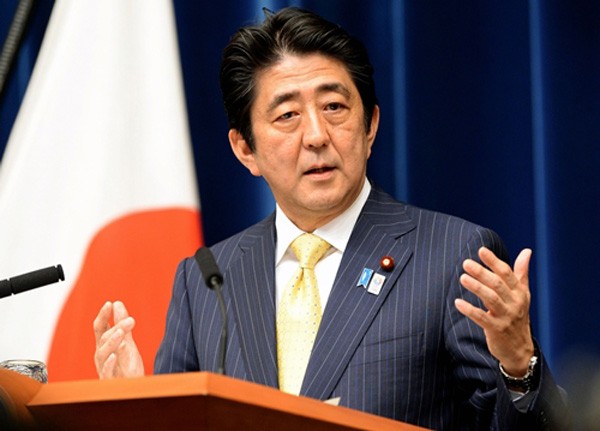 Thủ tướng Nhật Bản Shinzo Abe. Ảnh:AFP