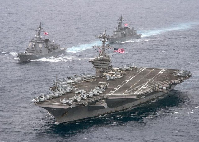 Tàu USS Carl Vinson của Mỹ. (Ảnh: Reuters)