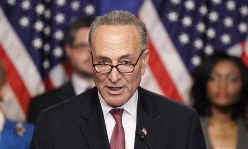 Thượng nghị sĩ đảng Dân chủ Chuck Schumer. Ảnh:NBC News