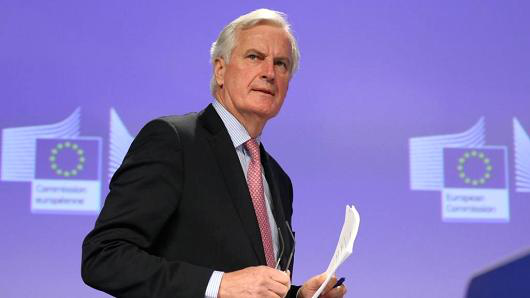 Michel Barnier, nhà thương lượng Brexit của EU cho biết EU đang yêu cầu Anh giải quyết các vấn đề của mình. (Nguồn: Getty Images)