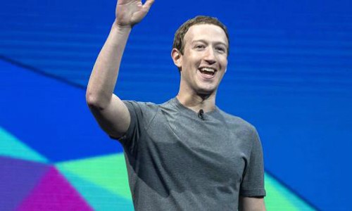 Đồng sáng lập kiêm CEO Facebook - Mark Zuckerberg. Ảnh:AFP