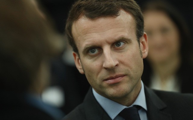 Ứng viên tổng thống Pháp Emmanuel Macron. (Ảnh: Reuters)