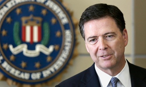 Giám đốc FBI vừa bị sa thải James Comey. Ảnh:Reuters