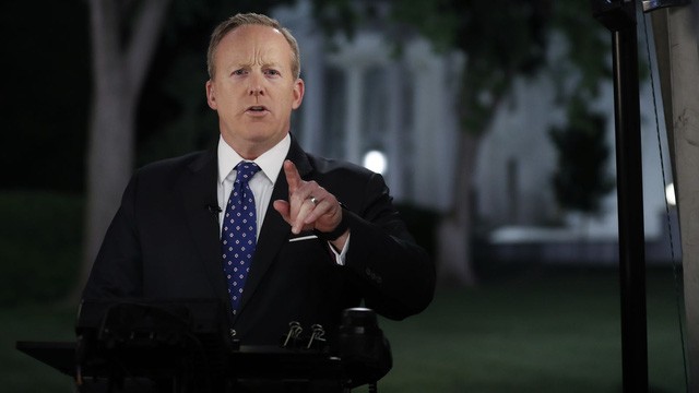 Thư ký báo chí Nhà Trắng Sean Spicer. (Ảnh: Getty)