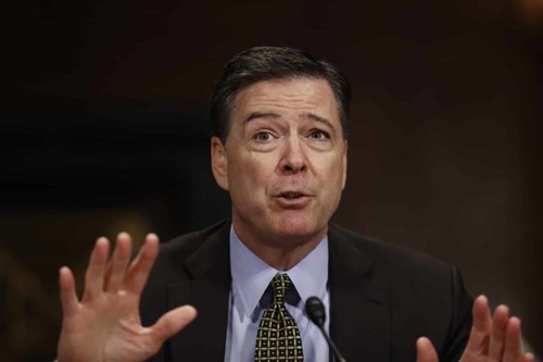 Cựu giám đốc FBI James Comey. Ảnh: ViceNews