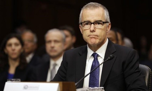 Quyền giám đốc FBI Andrew McCabe. Ảnh: Daily News