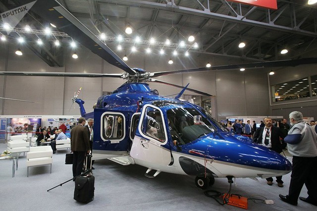 Dàn trực thăng lạ mắt "khoe dáng" tại triển lãm ở Nga