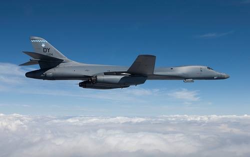 B-1B là một trong ba oanh tạc cơ hạt nhân chiến lược của Mỹ. Ảnh:Boeing.