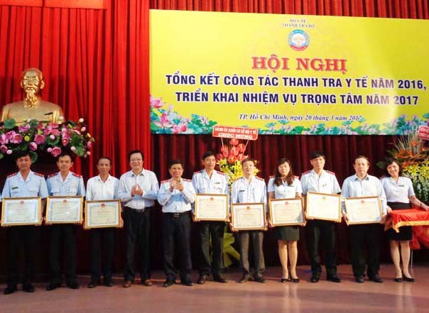 Ngành Thanh tra Y tế tổng kết công tác năm 2016. Ảnh: Cảnh Nhật