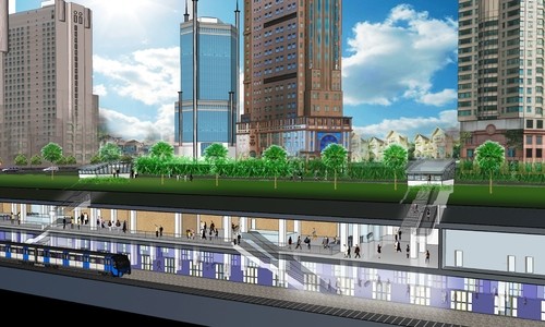 Toàn hệ thống ngầm 2,6 km của metro Bến Thành - Suối Tiên