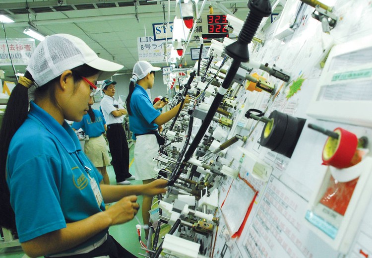 Công nghiệp chế biến, chế tạo là lĩnh vực thu hút nhiều nhất vốn đầu tư của Nhật Bản với 33,82 tỷ USD. Ảnh: NĐH
