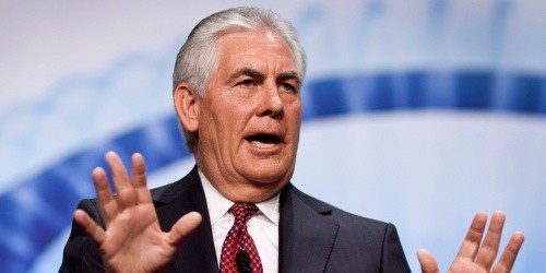 Ngoại trưởng Mỹ Rex Tillerson. Ảnh:AP.