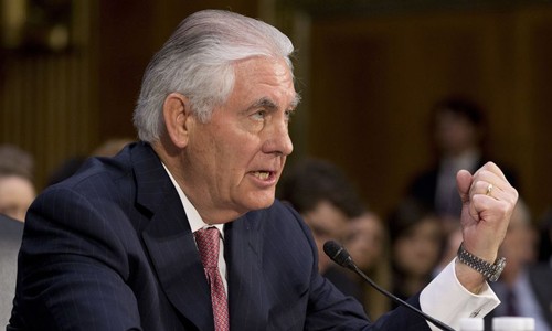 Ngoại trưởng Mỹ Rex Tillerson. Ảnh:Reuters.