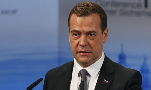 Thủ tướng Nga Dmitry Medvedev. Ảnh:Sputnik