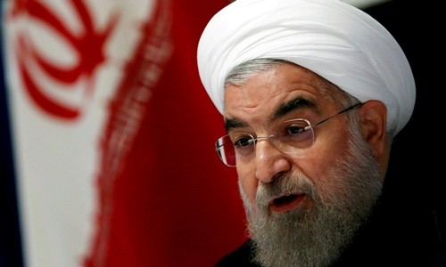 Tổng thống Iran Hassan Rouhani. Ảnh:Reuters.