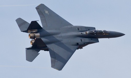 Tiêm kích F-15K là trọng tâm của kế hoạch KC. Ảnh:Flickr.