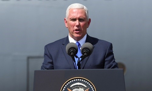 Phó tổng thống Mỹ Mike Pence. Ảnh:Reuters.