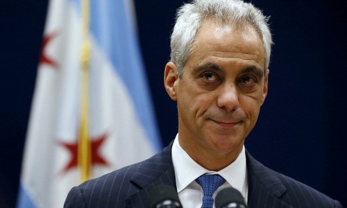 Thị trưởng Chicago Rahm Emanuel tuyên bố kiện chính quyền liên bang. Ảnh:Reuters.