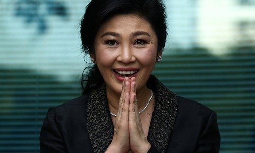 Cựu thủ tướng Thái Lan Yingluck Shinawatra. Ảnh:Reuters.