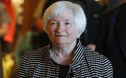 Chủ tịch FED Janet Yellen tại hội nghị ở Jackson Hole ngày 25/8.