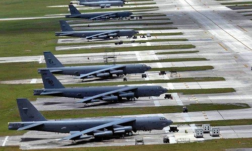 Căn cứ không quân Andersen của Mỹ tại Guam. Ảnh:USAF.